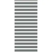 vidaXL Dubbele rolgordijn, donkergrijs, 115x200 cm, stofbreedte 110,9 cm, polyester