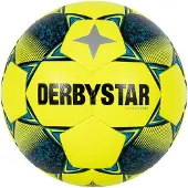 Derbystar Classic Light II Kunstgras Voetbal Maat 5 Geel Blauw Zwart