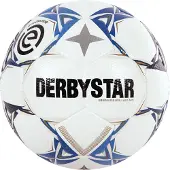 Derbystar Eredivisie Brillant APS Voetbal Maat 5 2024-2025 Wit Blauw Zwart