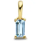 The Jewelry Collection 14K geelgoud hanger met geboortesteen 4027203