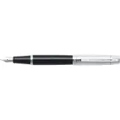 Sheaffer vulpen - 300 E9314 - M - black barrel chrome cap chrome plated - SF-E0931453
