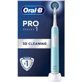 Oral-B Pro 1 - Oplaadbare Elektrische Tandenborstel - Met Drukregeling - Turquoise + Extra Opzetborstel