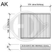Diederichs DCI1066S Interieurfilter