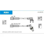 JANMOR RB8 Bougiekabels