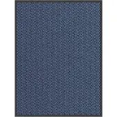 vidaXL Deurmat 80x120 cm blauw