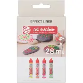 Talens art creation effektliner set 4x28ml neon