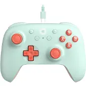 8Bitdo Ultimate 2C - Bedrade Controller - Android, PC - Mint/Roze