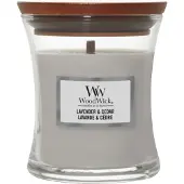 Woodwick lavender & cedar mini candle