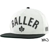 K1x Baller Snapback Cap Wit/zwart Wit - UNI