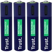 Trust USB-C Oplaadbare Batterijen AAA - meegeleverde 4x split USB-C kabel - 4 stuks