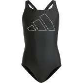 Adidas 1-delig meisjes zwempak Performance Big Bars