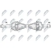 NTY NPW-TY-183 Aandrijfas
