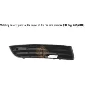 ISAM 0902716 Ventilatiegrille, bumper