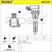 RIDEX 689C0153 Bobine