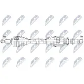 NTY NPW-RE-140 Aandrijfas