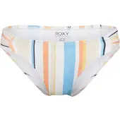 Roxy - Women's Printed Beach Classics Moderate - Bikinibroekje XS, wit