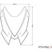 Puig New Generation Sport Mv Agusta Brutale 1000 Rs 2025 Voorruit