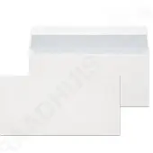 Raadhuis dienstenvelop DL (EA5/6) - 110x220mm - venster links - met plakstrip - wit - 500 stuks - envelop