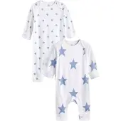 Next Nachtkledij blauw / wit