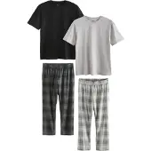 Next Pyjama lang grijs / lichtgrijs / zwart