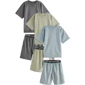 Next Nachtkledij smoky blue / donkergrijs / appel
