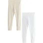 Next Leggings beige / wit
