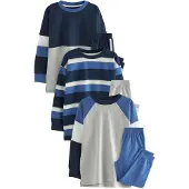 Next Nachtkledij blauw / donkerblauw / lichtgrijs / zwart