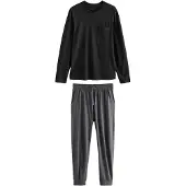 Next Pyjama lang grijs / zwart