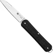 FOX Vulpis FX-VPGP130-BK Polished N690Co, Grenade Pattern Black Aluminium, zakmes