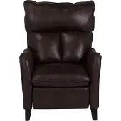 Beliani ROYSTON - TV-fauteuil - Bruin - Kunstleer