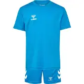 Hummel Trainingspak cyaan blauw / wit