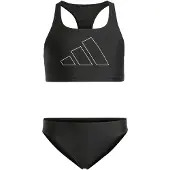 Adidas Sportieve badmode 'Performance Big Bars Bikini' zwart / wit