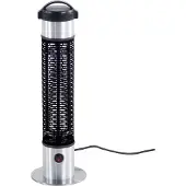 Beliani VEZUVIO - Terrasverwarmer - Zwart - Aluminium