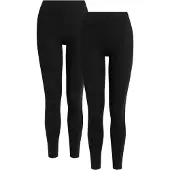 Next - Dames - Set van 2 lange leggings - Zwart