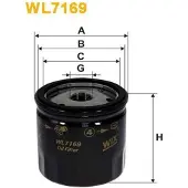 WIX FILTERS WL7169 Oliefilter