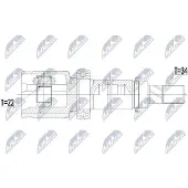 NTY NPW-FR-142 Aandrijfas