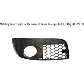 ISAM 0933718 Ventilatiegrille, bumper