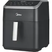 Midea MAD55000ADK - Heteluchtfriteuse - Energiebesparend en tijdbesparend - 5,5 liter - Zwart
