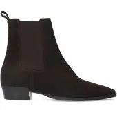 Manfield Bruine suède chelsea boots | Maat 36