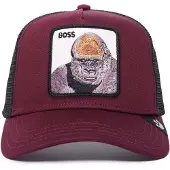 GOORIN BROS. The Boss Trucker cap - Burgundy