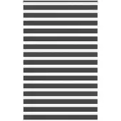 vidaXL Dubbele rolgordijn, zwart, 140x230 cm, stofbreedte 135,9 cm, polyester