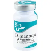Its Pure It's Pure D-Mannose 500mg & Vitamine C (60 vegetarische capsules)
