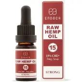 Endoca RAW CBD + CBDa olie 15%, 1500 mg, 10 ml
