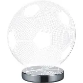TRIO REALITY BALL - Tafellamp - Chroom - incl. 1x SMD 7 W - Snoerschakelaar - Instelbare lichtkleur - Niet dimbaar