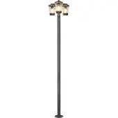 TRIO Tuinlantaarn Cavado 3 Lichts 220cm Antraciet
