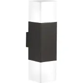 TRIO HUDSON - Wandlamp - Antraciet - incl. 2x E14 3,5 W - Verlichting omhoog en omlaag - Wandmontage - Niet dimbaar - Buitenverlichting - IP44