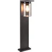TRIO ARDILA - Paalverlichting - Zwart mat - excl. 1x E27 4W - Schemersensor - Buitenverlichting - IP44