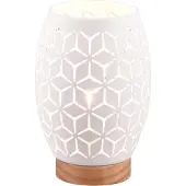 TRIO Witte Tafellamp Bidar