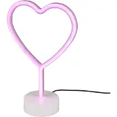 TRIO REALITY HEART - Tafellamp - Wit - incl. 1x SMD 1,5 W - USB-aansluiting - Niet dimbaar - Geschikt voor accuvoeding