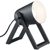 TRIO REALITY MARC - Tafellamp - Zwart mat - excl. 1x E27 4,9 W - Snoerschakelaar